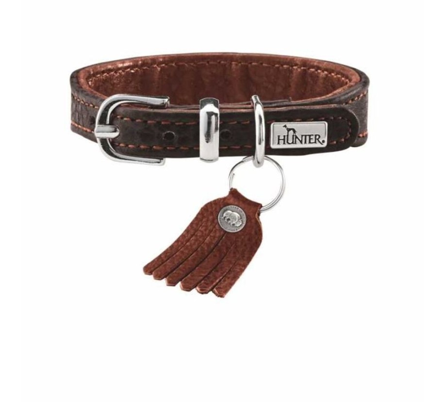 Dog Hunter Exclusive Dog Collars | Hunter Dog Collar Cody Petit Dark Brown