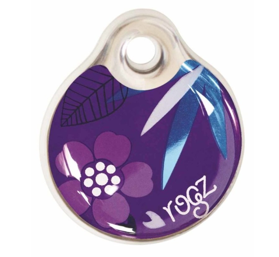 Dog Rogz Exclusive Dog Collars | Rogz Instant Id Tag Purple Forest